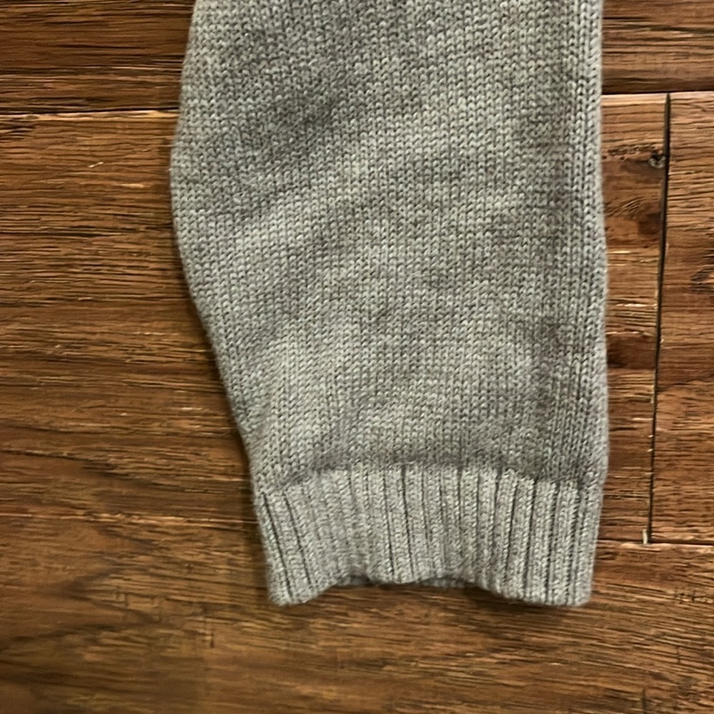 Croft & Barrow Gray Sweater Jacket Size L - Picture 5 of 7